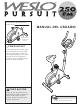 Weslo Pursuit 250 Fm Bike Manual Del Usuario