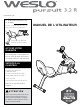 Weslo Pursuit 3.2 R Bike Manuel De L'utilisateur