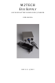 M2Tech Evo SUPPLY User Manual