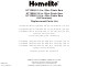 Homelite UT10549 Replacement Parts List Manual
