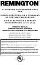 Remington 104317 Owner's Manual