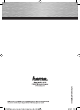 Hama 106351 Operating	 Instruction