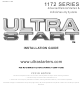 Ultra Start 1172 Series Installation Manual