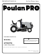 Poulan Pro 954570680 User Manual