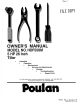 Poulan Pro HDF550M Owner's Manual