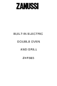Zanussi ZHF865 Instruction Booklet