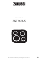 Zanussi ZKT 863 LX Installation And Operating Instructions Manual