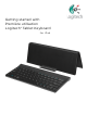 Logitech Tablet Keyboard for iP Getting Started Manual