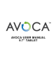 Avoca 9.7” TABLET User Manual