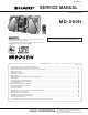 Sharp MD-X60H Service Manual