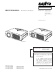 Sanyo PLC-XU45 Service Manual