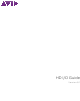 Avid Technology HD I Manual