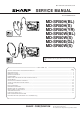 Sharp MD-SR50HBL Service Manual