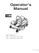 Snapper 150Z Operator's Manual