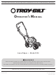 Troy-Bilt TB554 Operation Manual