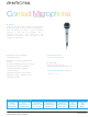 Memorex MKA301 - Corded Handheld Karaoke Microphone Product Features