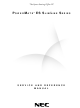NEC POWERMATE ES Series Service And Reference Manual
