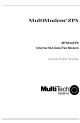 Multitech MultiModem MT5634ZPX Quick Start Manual