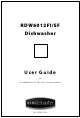 Rangemaster RDW6012FI User Manual & Installation & Service Instructions
