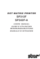 Star Micronics SP312F User Manual