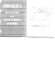 Singer 311 Owner's Operating And Maintenance Manual