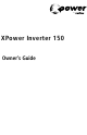 Xantrex XPower 150 Owner's Manual