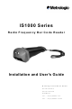 Metrologic IS1000 Series Installation And User Manual