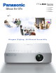 Panasonic PT-LB80NTU Specifications