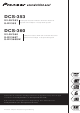 Pioneer DCS-353 Manuel D'instructions