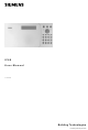 Siemens IC60 User Manual