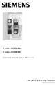 Siemens Codoor CD3500 Installation & User Manual