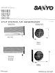 Sanyo 09K11W Service Manual