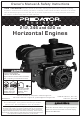 PREDATOR ENGINES 212 OWNER'S MANUAL Pdf Download | ManualsLib