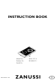 Zanussi DCH 327 X Instruction Book