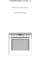 AEG-ELECTROLUX COMPETENCE E2191-4 User Information