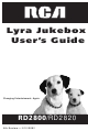 RCA Lyra RD2800 User Manual