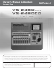 Roland VS-2480 Owner's Manual Addendum