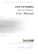 Adtech ADT-TP3340DJ User Manual