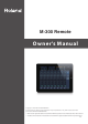 Roland M-300 Remote Owner's Manual