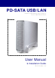 Macpower & Tytech PD-SATA USB/LAN User Manual