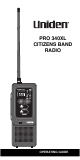 Uniden Pro 340XL Operating Manual