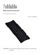 Nokia Foldable Bluetooth Keyboard User Manual
