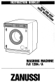 Zanussi FJI 1204/A Instruction Booklet