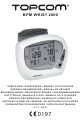Topcom BPM WRIST 2000 User Manual