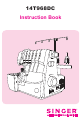 Singer 14T968DC Instruction Book