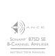 Sonance 875D SE Instruction Manual