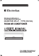 Electrolux INVERTER SPLIT - TYPE Room Air Conditioner User Manual