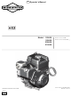 BRIGGS & STRATTON 120000 Operator's Manual