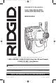 RIDGID WD55000 Owner's Manual