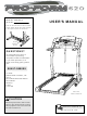 ProForm 620 User Manual